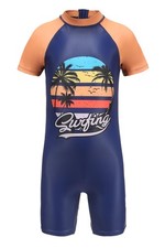 Big Boys Rash Guard Swimsuits Piece Short Sleeve Swim Shirt for UPF 50 Sun P...