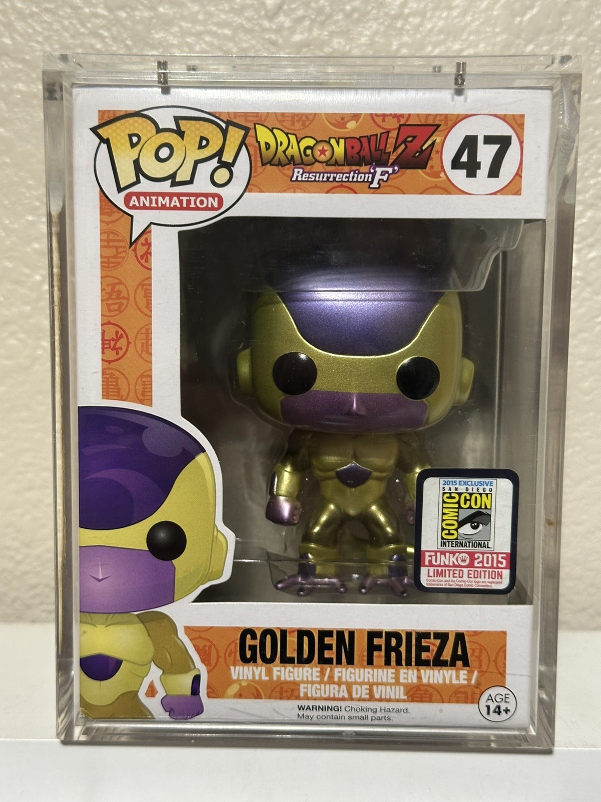 Funko Pop! Black Eyes Golden Frieza SDCC 2015  #47