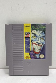 Batman Return of the Joker Nintendo Entertainment System NES Cartridge Sunsoft