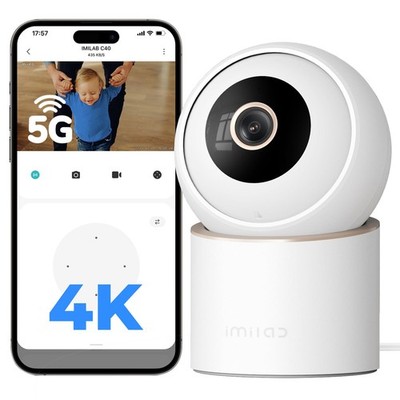 4K 8MP Security Camera Indoor, 360° View Pet/Dog/Baby Camera with Xiaomi Home...