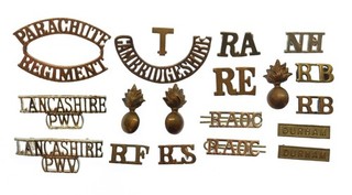 Job Lot of British Military Shoulder Title Badges #8