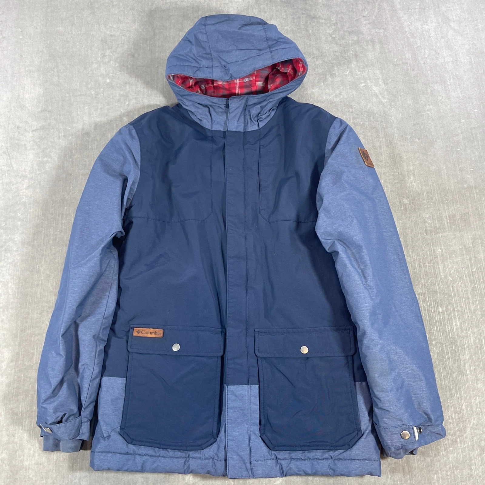 Columbia Kids Size 10 12 Large Ski Snowboard Hooded Jacket Winter Hooded