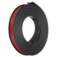 16.4Ft U-Shape Edge Banding Furniture Edge Protector Black 18mm/0.71"