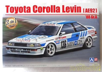 1 24 Toyota Corolla Levin AE92 88 Model Number GR.A Specification BEEMAX Series