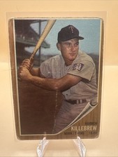 1962 Topps Harmon Killebrew #70 Twins HOF Vintage Low Grade Crease