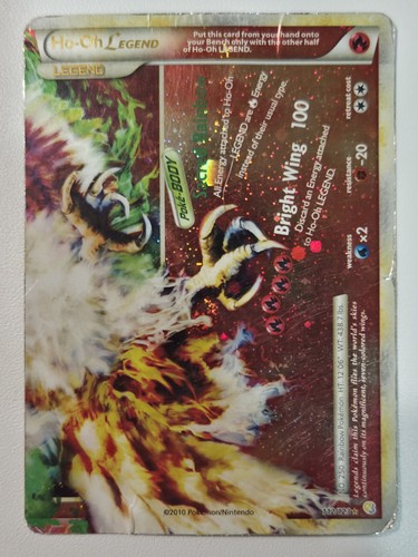 Ho-Oh LEGEND 112/123 HeartGold SoulSilver Holo 100 HP ENG 2010