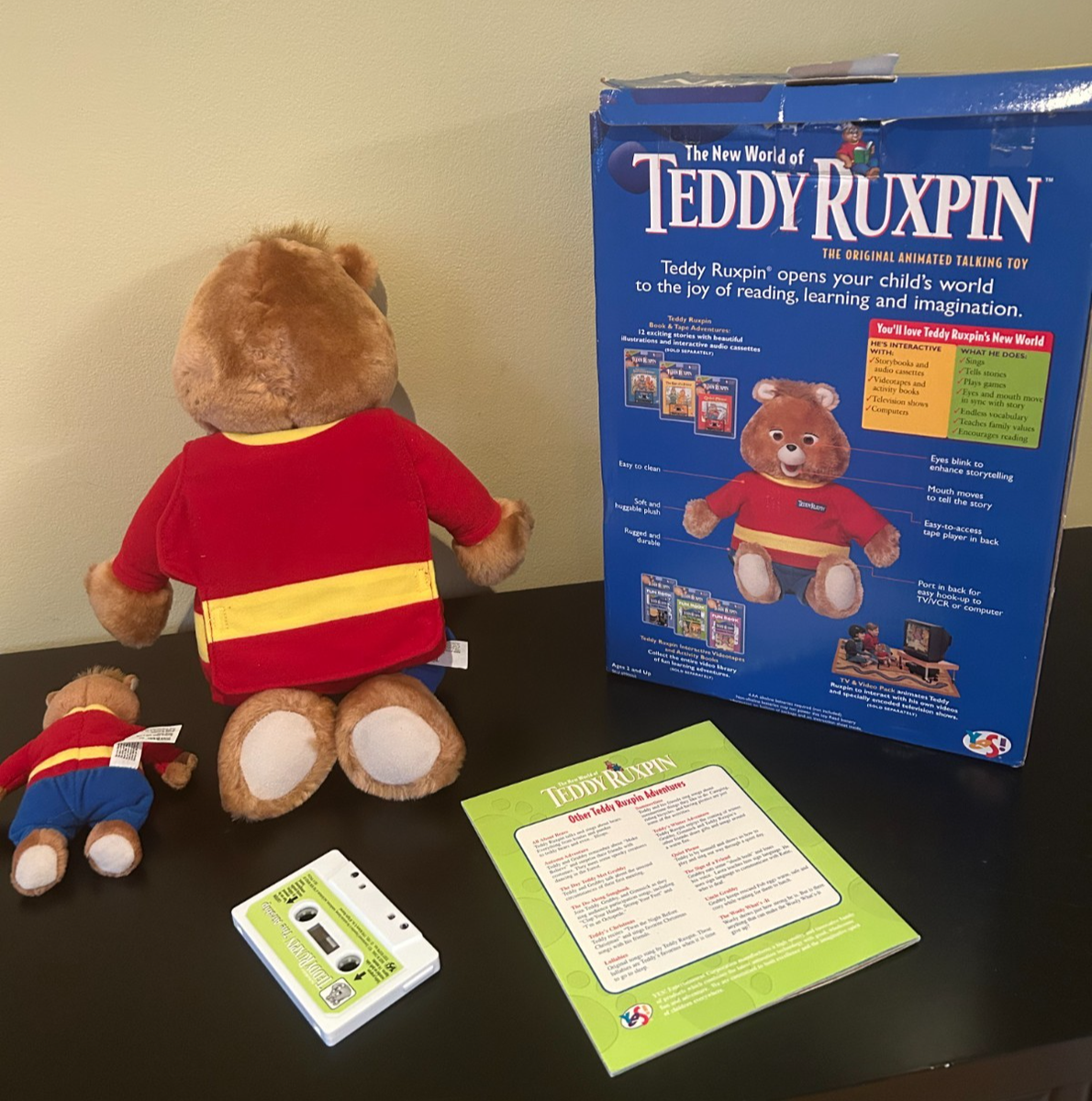 vintage TEDDY RUXPIN animated talking BEAR 1998 w/box EUC | eBay