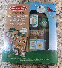 Let's Explore Melissa Doug Scavenger Hunt Game Play Set NEW Outdoor Nature