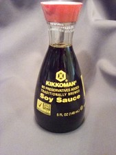 Kikkoman 5 fl. Oz Traditionally Brewed Soy Sauce Refillable Restaurant Dispenser