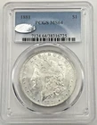 1881 P Morgan Silver Dollar $1 PCGS MS64 Blast White Littleton Select
