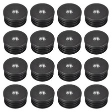 24Pcs 38mm/1.5" Caster Insert with Thread, Round M8 Thread for Furniture