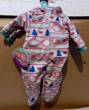 My Life AS Pink Winter Pajamas My Life 18" Doll Outfit 29919 NIB 9V