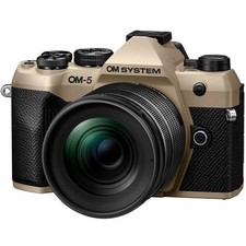 OM SYSTEM OM-5 Mark II Sand Beige 12-45mm F4 PRO Standard Zoom Kit