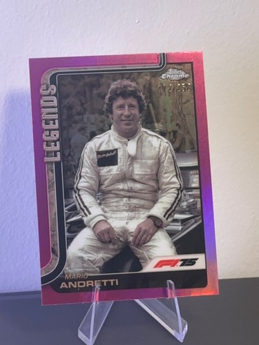 Mario Andretti [Refractor] #161 2025 Topps Chrome Formula 1 card