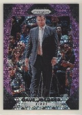 2017-18 Panini Prizm Fast Break Purple Prizm /75 Dave Joerger #30 1b8