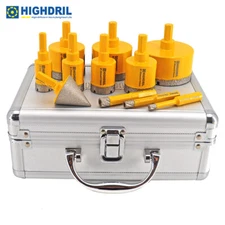11pcs Diamond Hole Saw Cutter Tool Drilling Core Bits Set Cut Ceramic Masonry