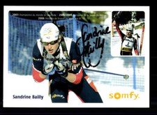 Sandrine Bailly Autogrammkarte Original Signiert Biathlon +A 175774