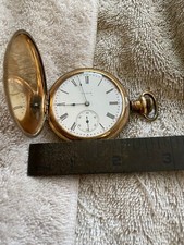 Antique Elgin Pocket Watch 15 Jewels Nice Case