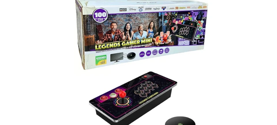 Consola AtGames Legends Gamer Mini Negra "'TABLE TOP" (JUEGO COMPLETO) Foto 2 de 3