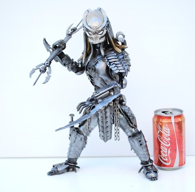 Predator Metal Sculpture | Handmade Scrap Iron Art | Unique