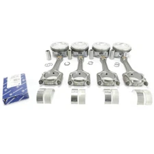 Piston Overlay (83.01mm) with connecting rod. For VW 2.0 06A198401 AZG CEK