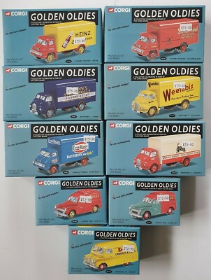Corgi Golden Set 9 Fahrzeuge inkl. Weetabix, Heinz, Nestle, Kodak, Shell & mehr