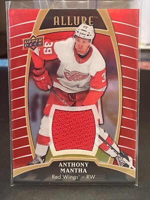 2019-20 Upper Deck Allure Jerseys Red Rainbow #6 Anthony Mantha C