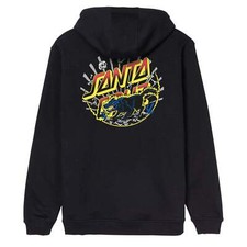 Santa Cruz Hoodie Kendall Wolf Dot Black