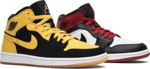 マイケルジョーダン 24k GOLD COLECTIBLE エアジョーダン1 MID SE GS 黒 金 白 24cm 箱付き | ナトクロ