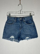 OLD NAVY Blue High-Rise Adjustable Waist Shorts Girls Size 12