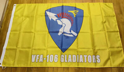 USN VFA-106 Gladiators 3x5 ft Single-Sided Flag Banner 