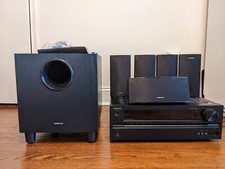 Onkyo HT-R393 5.1 Home Theatre System 4K Dolby DTS Bluetooth HDMI - Tested