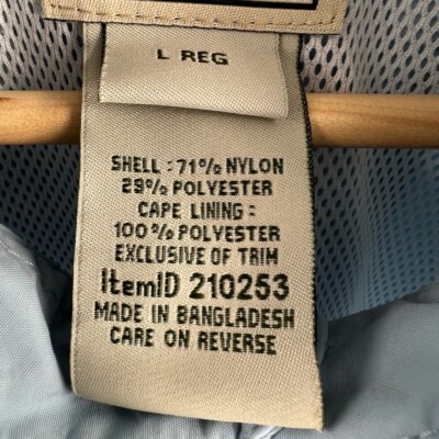 リーバイス LLBean Men's Shirt Blue Vented Back Short Sleeves Outdoor Travel