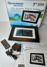 Panimage 7 Inch LED Digital Photo Frame 2000 images Remote