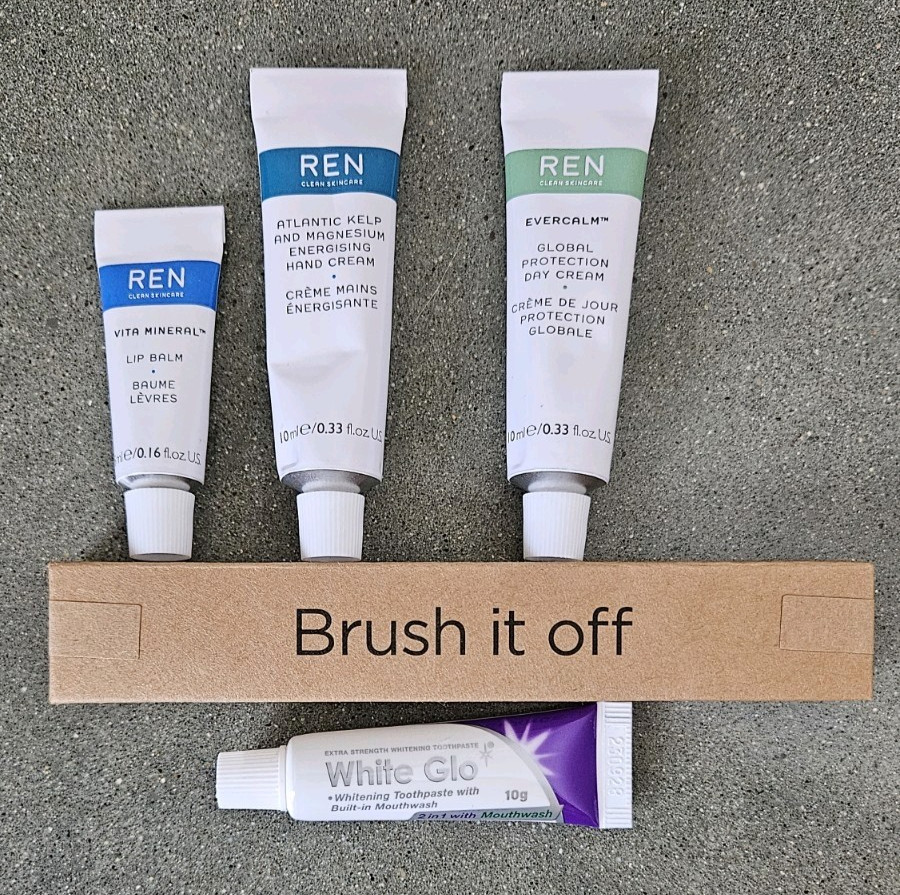 VIRGIN ATLANTIC Upper Class Goodie Bag Amenity Kit w/ Ren cremes NEW UNOPENED