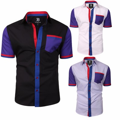Men's Short Sleeve Shirts Formal Shirt 