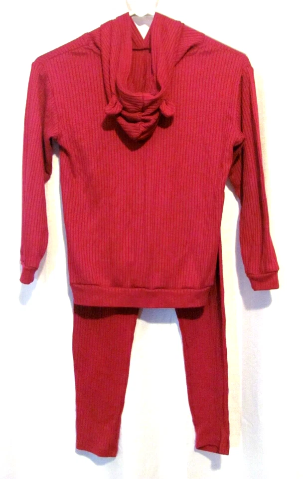 365KIDS by GARANIMALS Girl's Size 10 2-Pc. Pajama Set, Red, Hooded Top - Image 4 of 4