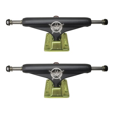 Independent Truck Co Hollow Forged Skateboard Trucks schwarz/grün - SALE WAS £90