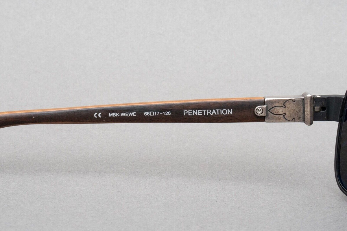 クロムハーツ サイズ:66□17-126  PENETRATION サングラス 中古 SS07 Chrome Hearts Penetration MBK-WEWE Matte Black Sunglasses 66[]17