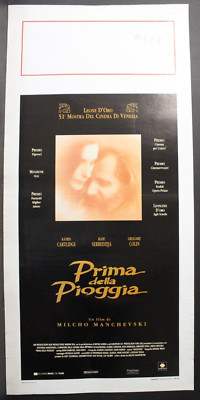 PRIMA DELLA PIOGGIA - Mancevski - Serbedzija, Cartlidge-LOCANDINA ORIGINALE 1994