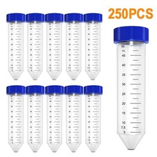 50mL Centrifuge Tubes,Leakproof Screw Cap,Sterile Conical for Lab Sample Storage