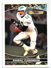 RANDALL CUNNINGHAM Eagles 1993 Topps BLACK GOLD INSERT Card #16 of 22