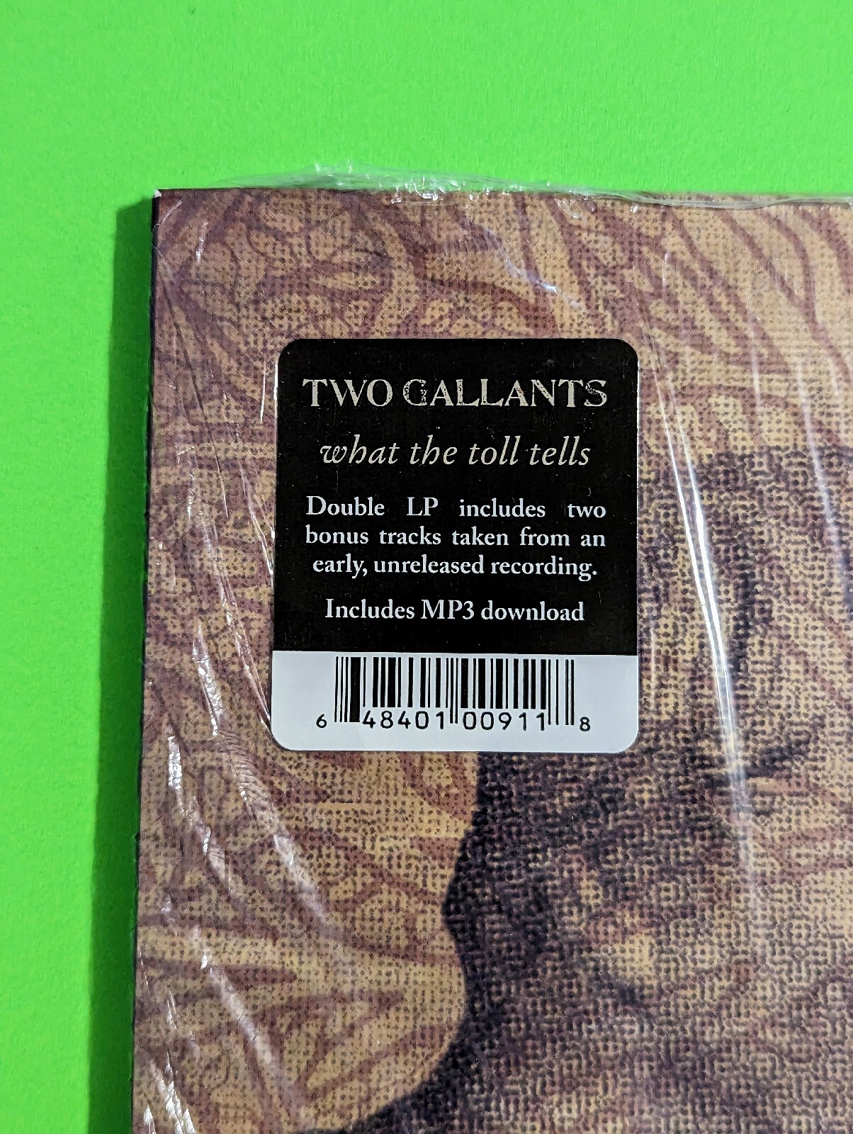 Rare Two Gallants What The Toll Tells (2006) Double LP W/Insert Saddle Creek HTF