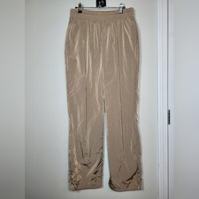 Good American Straight Leg Zipper Essential Joggers Putty001 sz M/2