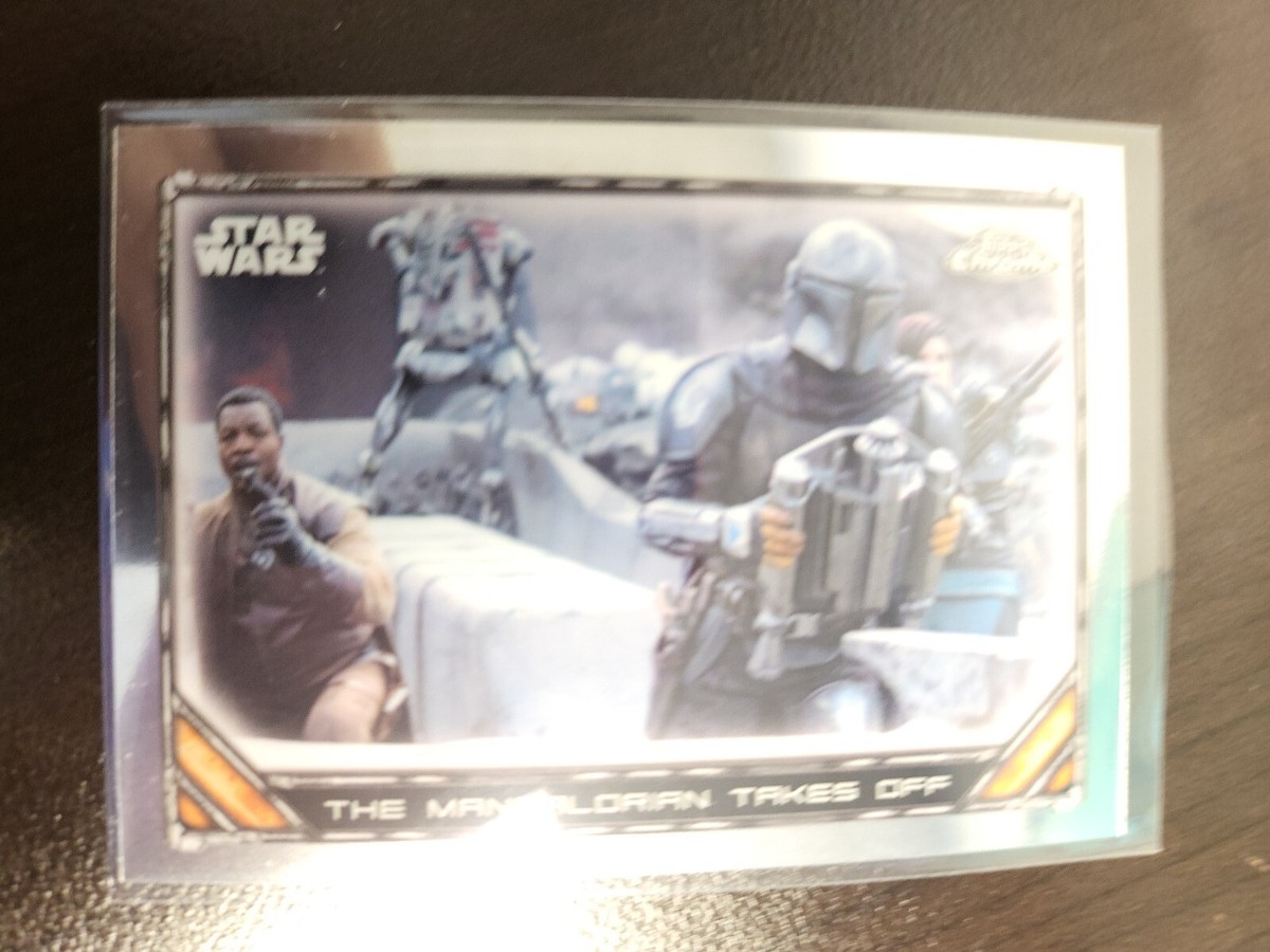 Topps Chrome Star Wars The Mandalorian takes off card #S1-49 | eBay