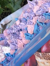 Birthday Cake Soap Loaf 1.5 kg. Handmade Shea Butter Soap Loaf 10 Slices