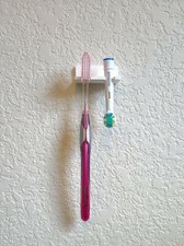 Toothbrush Wall Mounted Holder - Self Adhesive