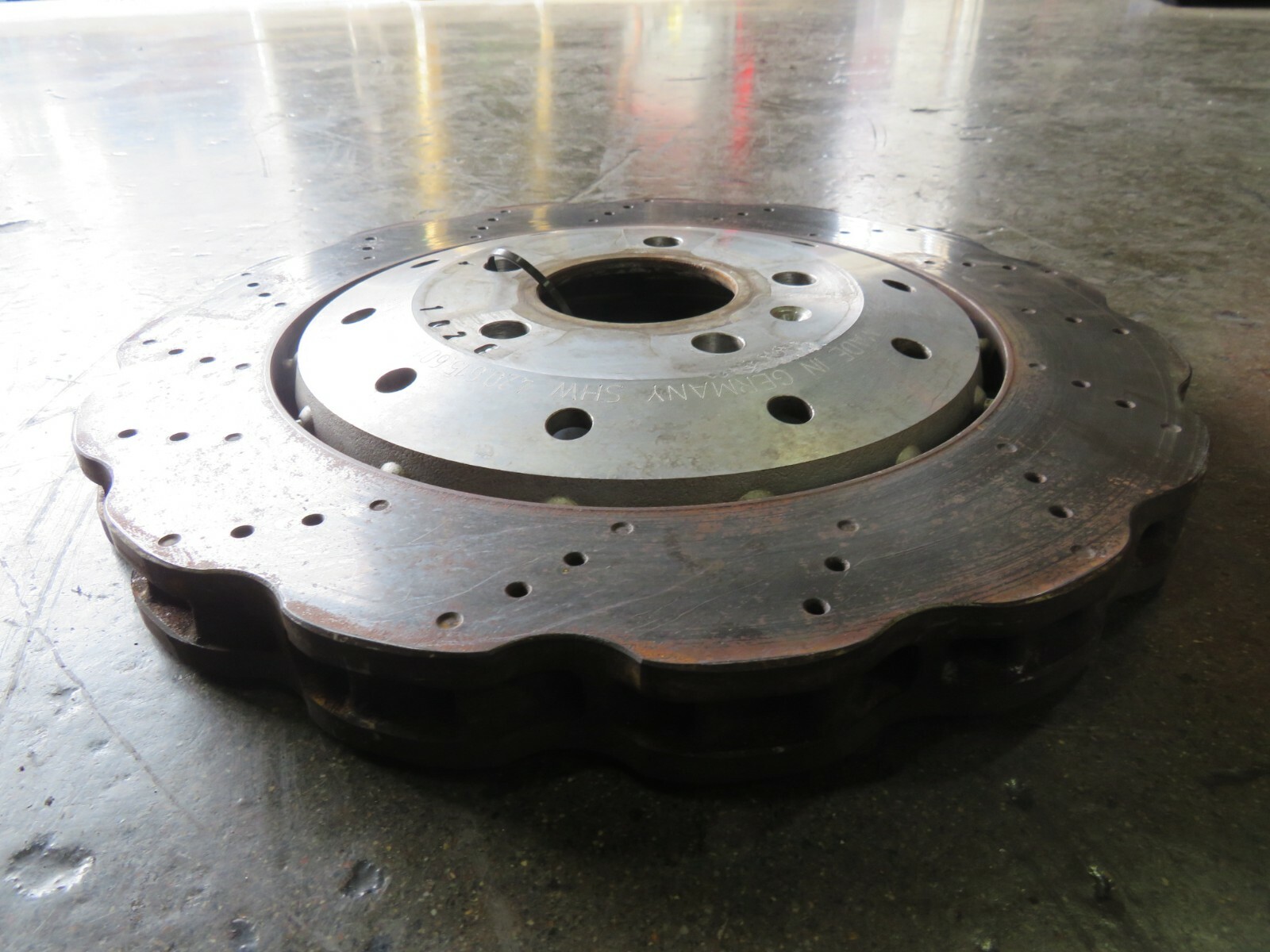 Lamborghini Huracan LP580, Rear Brake Rotor, Steel, Used, P/N 420615601J