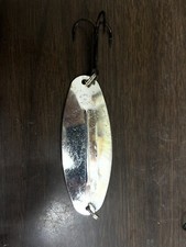 Vintage Williams Wobler Spoon 70  Silver 4” 1oz Bass Walleye musky pike