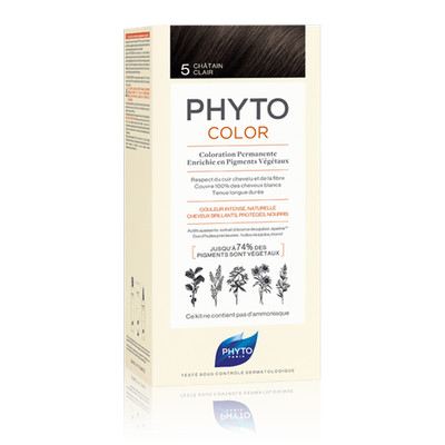 PHYTO Phytocolor 5 Castano Klar Färbung Dauer Haare Light Brown